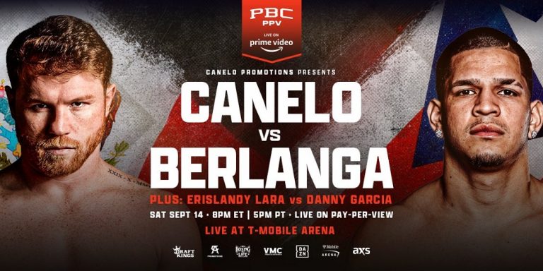 Es oficial: Canelo vs. Berlanga y Lara vs. Garcia el 14 de septiembre en Las Vegas