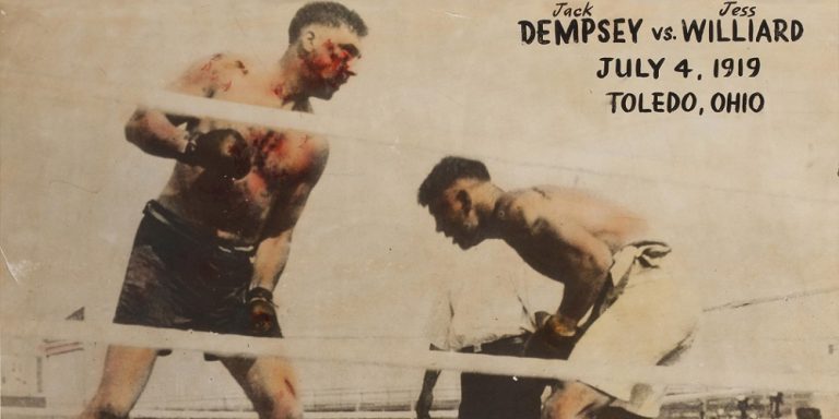 Davide contro Golia: quando Jack Dempsey travolse Jess Willard