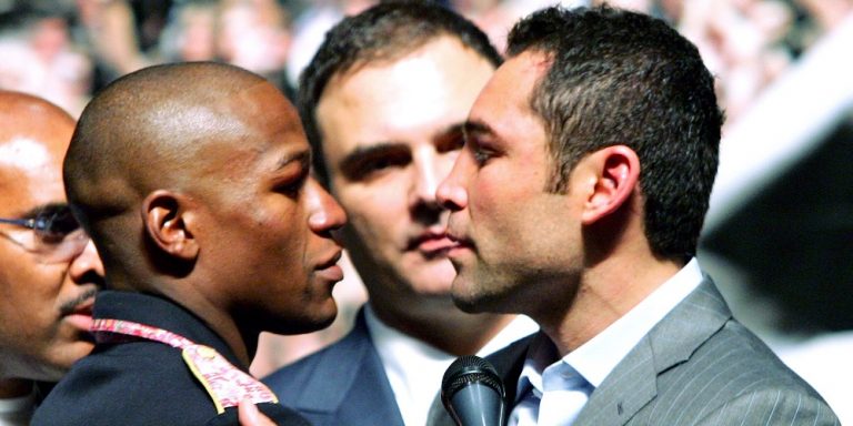 De La Hoya to Mayweather after the Latest Exhibition: “Stop Embarassing Yourself!”