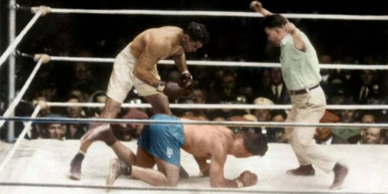 Jack Dempsey vs. Luis Ángel Firpo: ¡mil emociones en cuatro minutos!