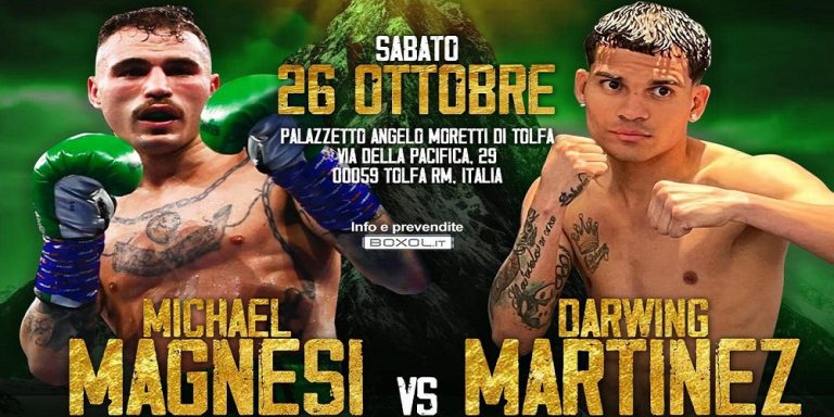 Michael Magnesi Returns on October 26 Against Darwing Martinez