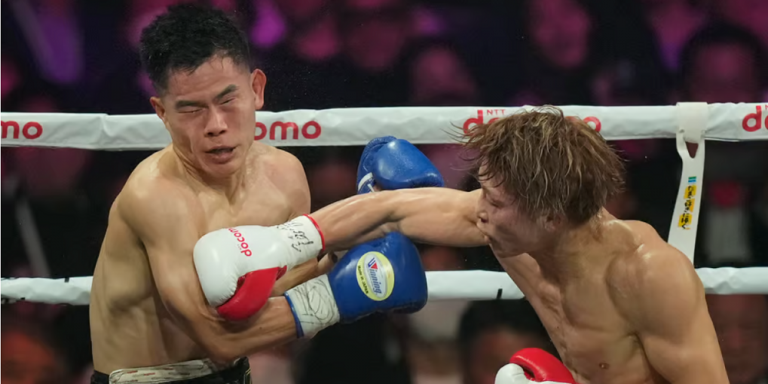 Inoue Destroys Kim in Four Rounds