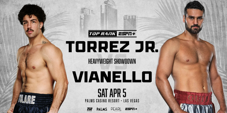 Guido Vianello vs. Richard Torrez Jr. on April 5 in Las Vegas