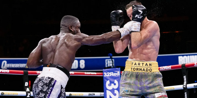 La estrella de Josh Taylor se ha apagado: Ekow Essuman silenció Glasgow