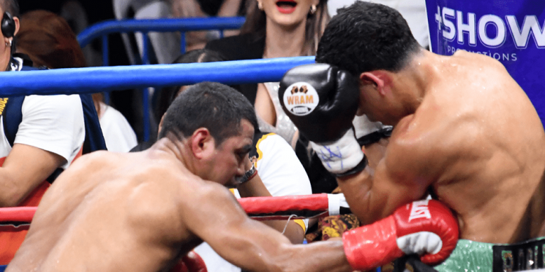 Un Chocolatito in chiaro declino vince contro Robles in Nicaragua