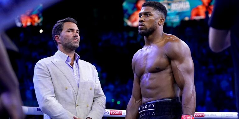 Hearn su Anthony Joshua: “Non si è discusso del suo ritorno”