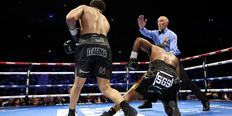 Itauma delivers a brutal fifth-round KO to Franklin