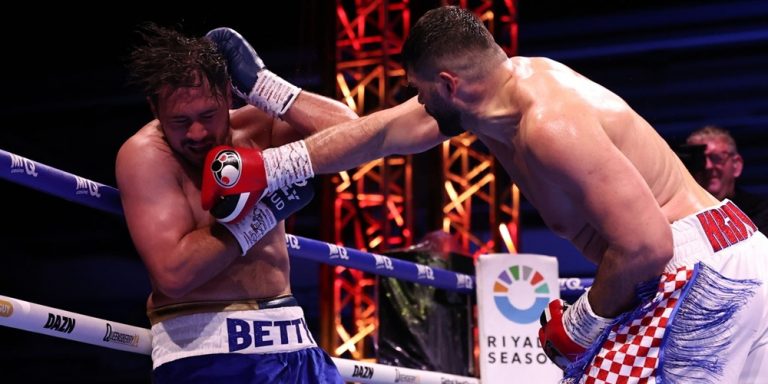 Filip Hrgovic overwhelms Dave Allen in just three rounds