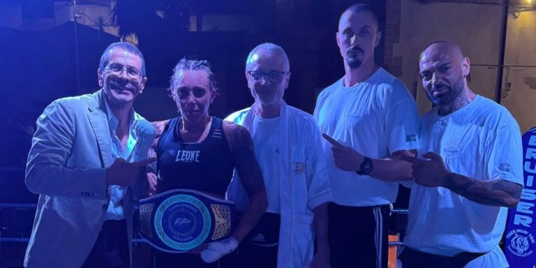 “Boxe sotto le stelle” a Mesagne: Cipollone batte ai punti una coraggiosa Garganese