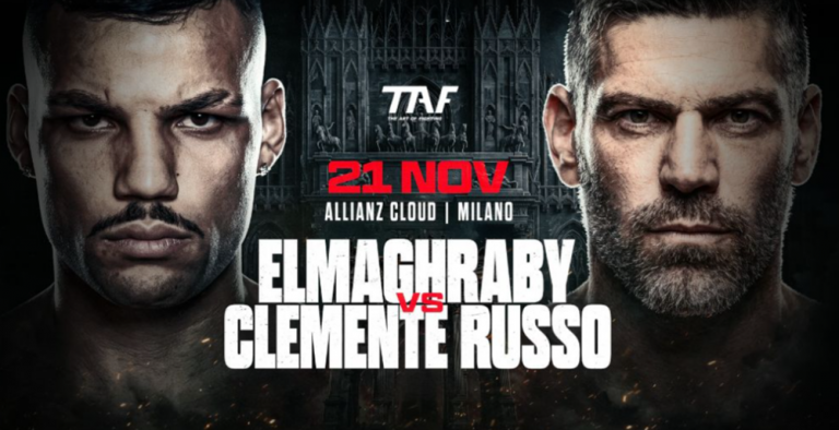 Comunicado de prensa – TAF 14: Clemente Russo vuelve al ring el 21 de noviembre en Milán